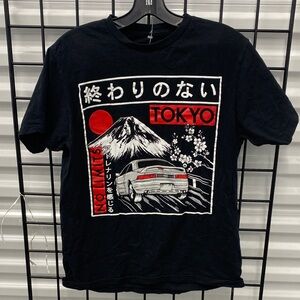 Eighty Eight Black and Red Tokyo Graphic Tee